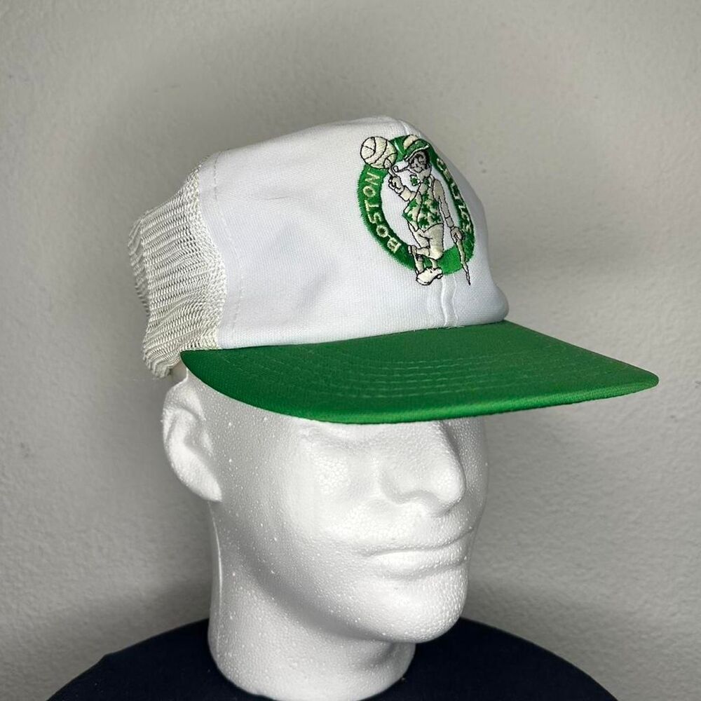 Nba Men's Green and White Hat